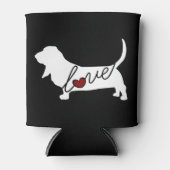 Basset Hound Love Blikjeskoeler (Voorkant)