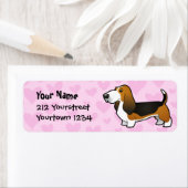 Basset Hound Love Etiket (Insitu)