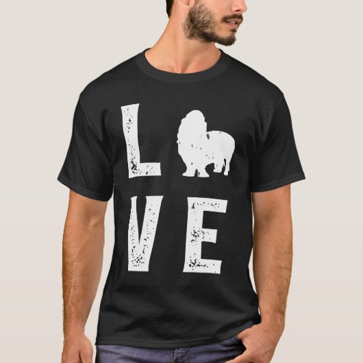 Basset Hound Love T-shirt (Voorkant)