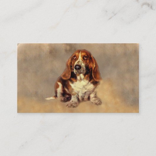 Basset Hound Lover Visitekaartje (Voorkant)