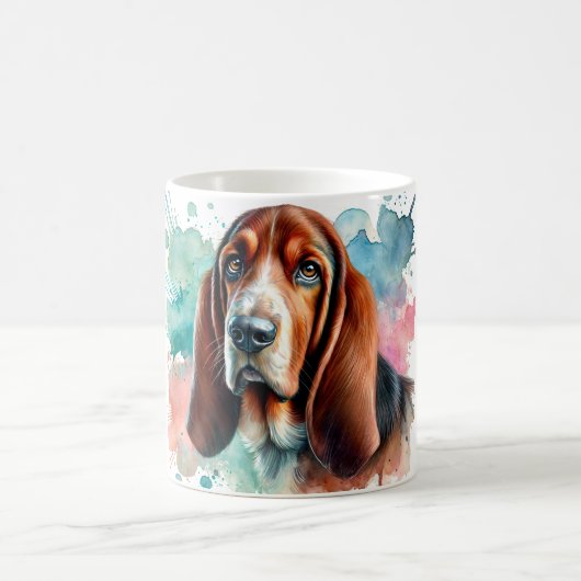 🐾 Basset Hound Lovers, deze Mok is voor jou! 🐾 (Center)
