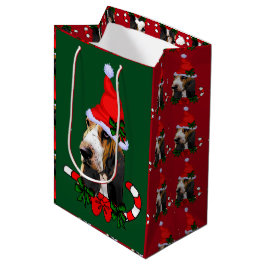 Basset Hound Lovers Kerstmis Medium Cadeauzakje