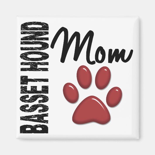 Basset Hound Ma 2 Magneet (Voorkant)