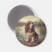 Basset Hound Magneet (Voorkant / Achterkant)