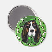 Basset Hound Magneet (Voorkant / Achterkant)