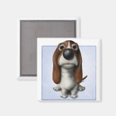 Basset Hound Magneet (Voorkant / Achterkant)
