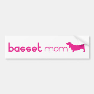Basset Hound mama Bumpersticker