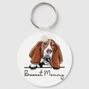 Basset Hound mama Sleutelhanger
