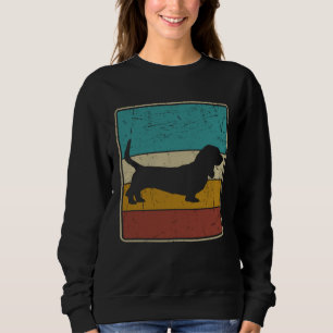 Basset Hound Mannen Vrouwen Basset Hound Vintage Trui