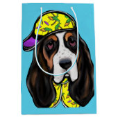 Basset Hound  Medium Cadeauzakje (Voorkant)
