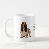 Basset Hound - "Member of the Family" Koffiemok (Links)