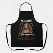 Basset Hound Merry Woofmas Christmas Dog Gift Schort (Voorkant)