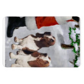 Basset Hound Met Kerstmis Magneet (Horizontaal)