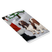 Basset Hound Met Kerstmis Magneet (Rechterzijde)