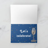 Basset Hound met party pet Verjaardagskaart Kaart (Binnen)