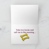 Basset Hound met verdrietig gezicht krijgt grappig Kaart (Binnen)