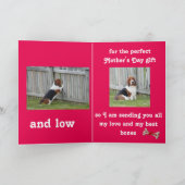 Basset Hound Moederdag-kaart Kaart (Binnen)