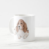 Basset Hound Mok (Voorkant links)