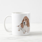 Basset Hound Mok (Links)