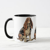 Basset Hound Mok (Links)