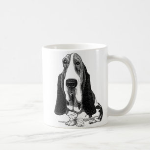 Basset Hound-Mok Koffiemok