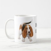 Basset Hound-Mok Koffiemok (Links)