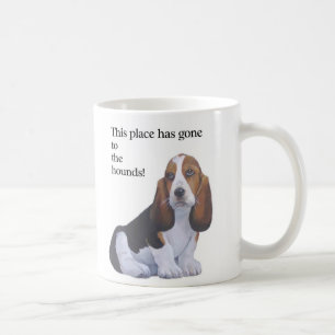 Basset Hound-Mok Koffiemok
