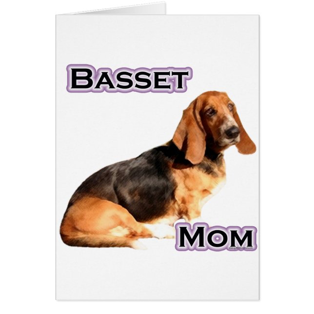 Basset Hound Mom 4 (Voorkant)
