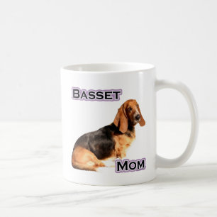 Basset Hound Mom 4 Koffiemok