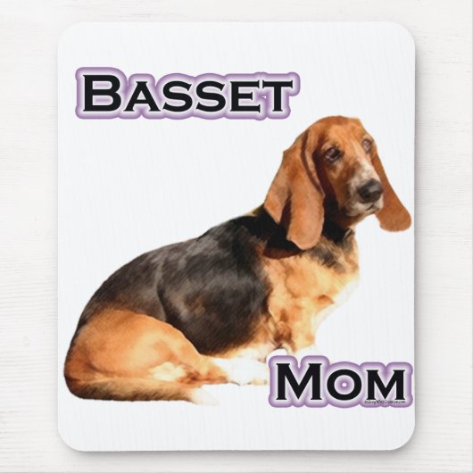 Basset Hound Mom 4 Muismat (Voorkant)