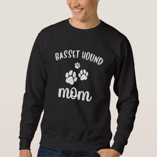 Basset Hound Mom Cute Dog Trui (Voorkant)