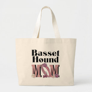 Basset Hound MOM Grote Tote Bag