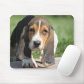 Basset Hound Mousepad Muismat (Met muis)