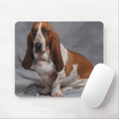 Basset Hound Mousepad Muismat (Met muis)