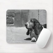 Basset Hound Mousepad Muismat (Met muis)