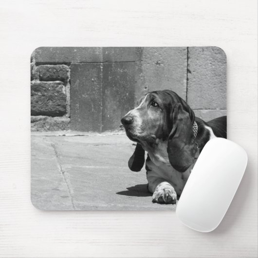 Basset Hound Mousepad Muismat (Met muis)