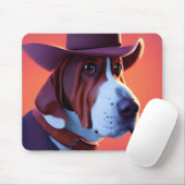 Basset Hound Muismat (Met muis)