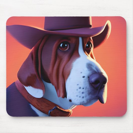 Basset Hound Muismat (Voorkant)