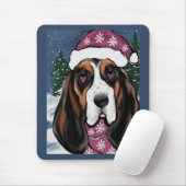 BASSET HOUND MUISMAT (Met muis)