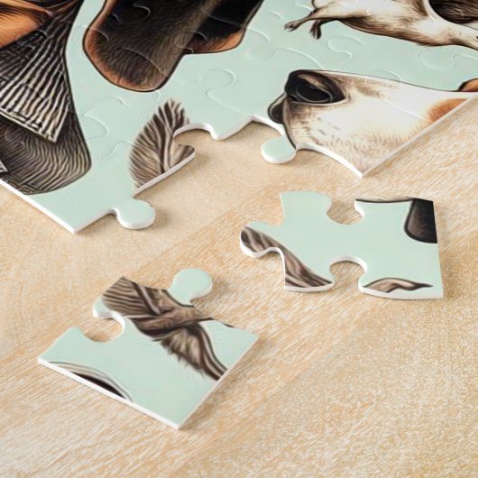  Basset Hound Naadloos Legpuzzel (Zijkant)