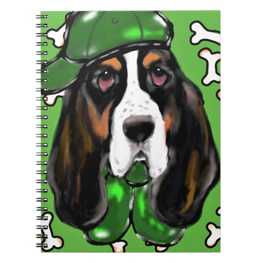 Basset Hound Notitieboek (Voorkant)