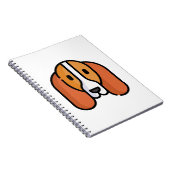 Basset Hound Notitieboek (Rechterzijde)