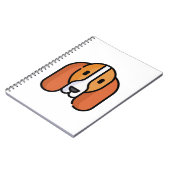 Basset Hound Notitieboek (Linkerzijde)
