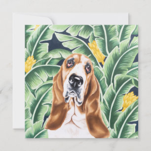 Basset Hound Notitiekaartje