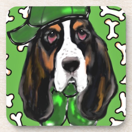 Basset Hound Onderzetter (Voorkant)