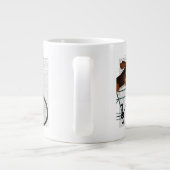 Basset Hound op fiets Grote Koffiekop (Achterkant)