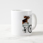 Basset Hound op fiets Grote Koffiekop (Voorkant rechts)