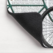 Basset Hound op fiets Muismat (Hoek)