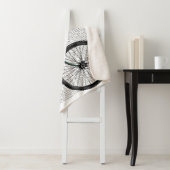 Basset Hound op fiets Sherpa Deken (In situ)