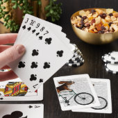 Basset Hound op Pokerkaarten (Insitu)